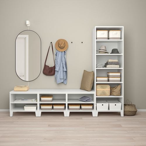 PLATSA PLATSA gardırop, beyaz, 240x57x191 cm