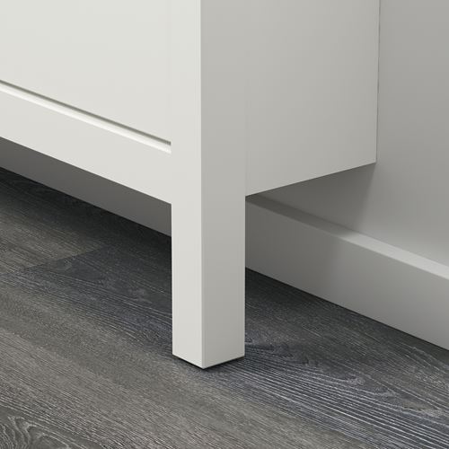 HEMNES ayakkabı dolabı, beyaz, 107x22x101 cm, 4 bölmeli