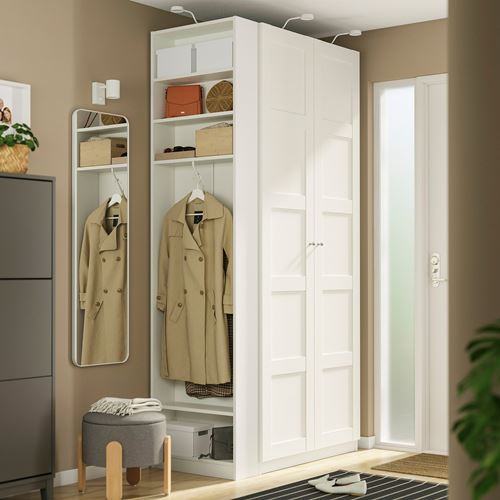PAX/BERGSBO PAX gardırop, beyaz, 120x60x236 cm