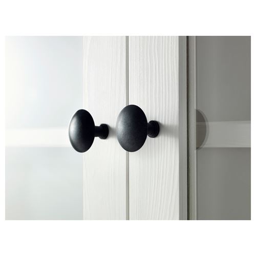HEMNES vitrin, beyaz vernik, 270x197 cm