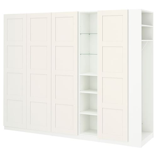 PAX/BERGSBO PAX gardırop, beyaz, 255x60x201 cm