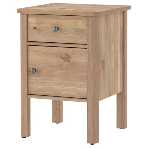 STOREMOLLA komodin, gri-kahverengi, 50x50x72 cm