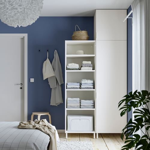 PLATSA/FONNES PLATSA gardırop, beyaz, 120x57x251 cm