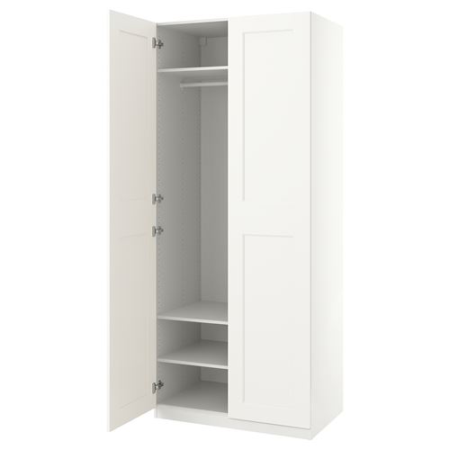 PAX/GRIMO PAX gardırop, beyaz, 100x60x236 cm