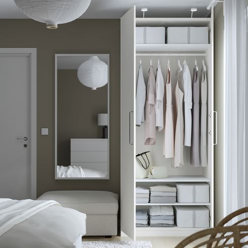 PAX/FORSAND PAX gardırop, beyaz, 100x60x236 cm
