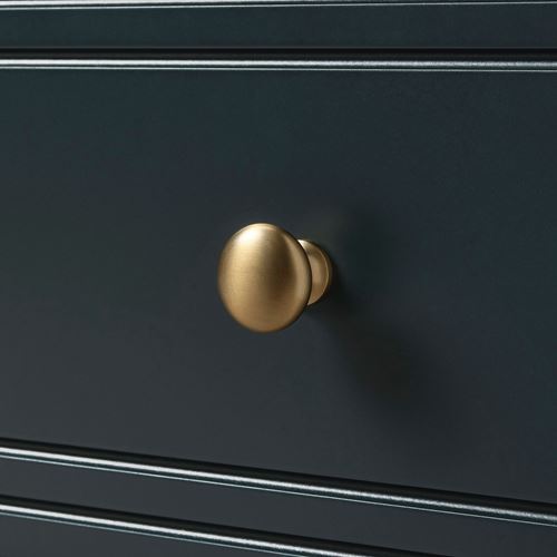 LOMMARP büfe, koyu mavi-yeşil, 102x101 cm