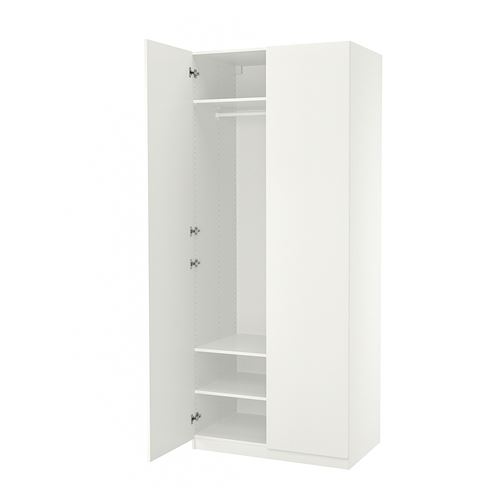 PAX/FORSAND PAX gardırop, beyaz, 100x60x236 cm