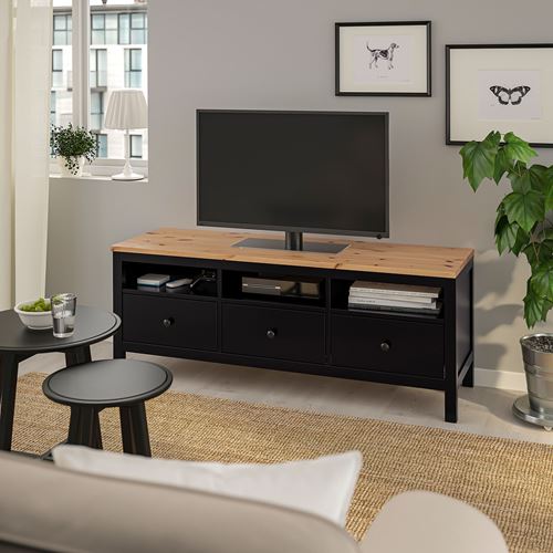 HEMNES tv sehpası, venge-kahverengi, 148x47x57 cm