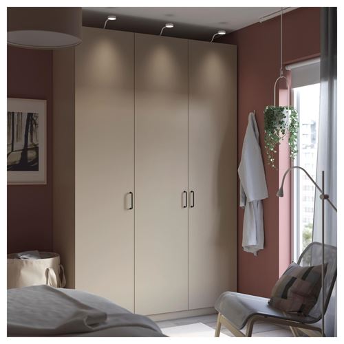 PAX/FORSAND PAX gardırop, bej, 150x60x236 cm