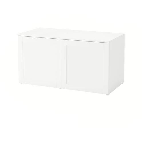 PLATSA/SANNIDAL PLATSA dolap sistemi, beyaz, 120x57x63 cm