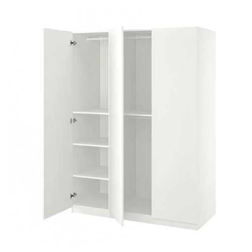 PAX/FORSAND PAX gardırop, beyaz, 150x60x201 cm