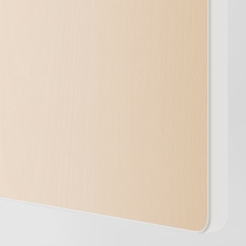 PLATSA/SMÅSTAD çocuk gardırobu, beyaz-huş, 60x57x181 cm, 4 çekmeceli