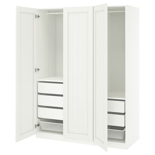 PAX/GULLABERG PAX gardırop, beyaz, 150x60x201 cm