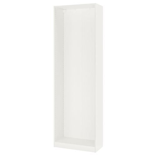 PAX gardırop iskeleti, beyaz, 75x35x236 cm