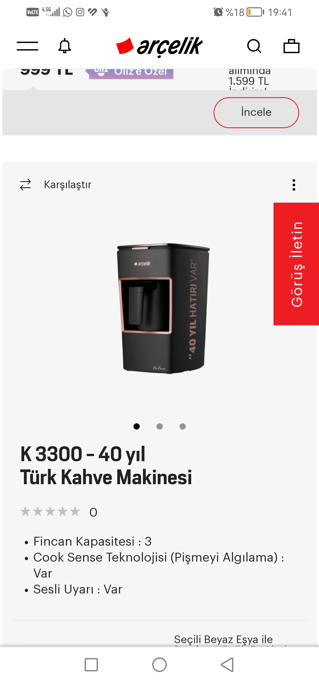 K 3300 - 40 yıl Türk Kahve Makinesi